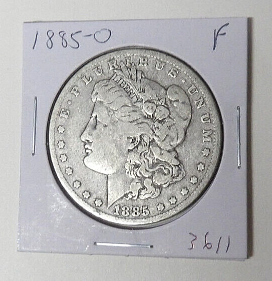 1885-O Morgan Silver Dollar Fine Condition New Orleans Mint (22025)