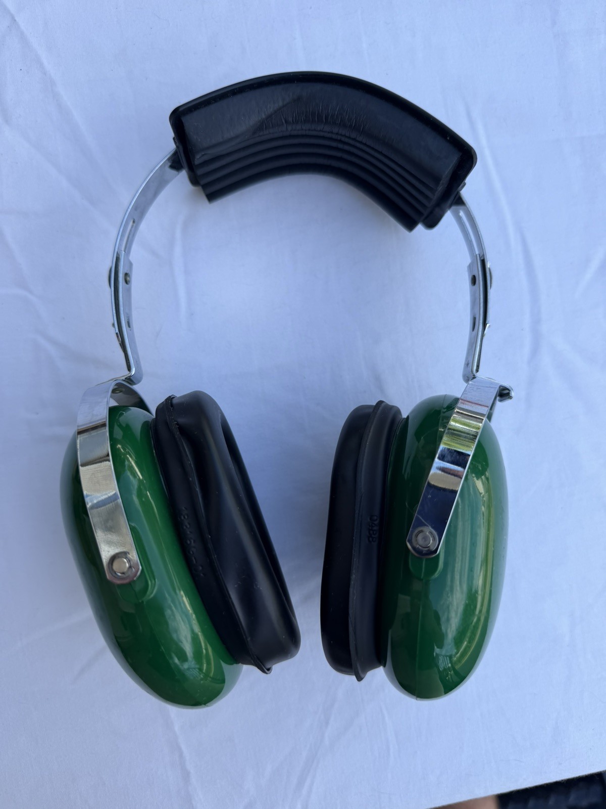 Vintage David Clark Straightaway Model 10A Hearing Protector Earmuffs