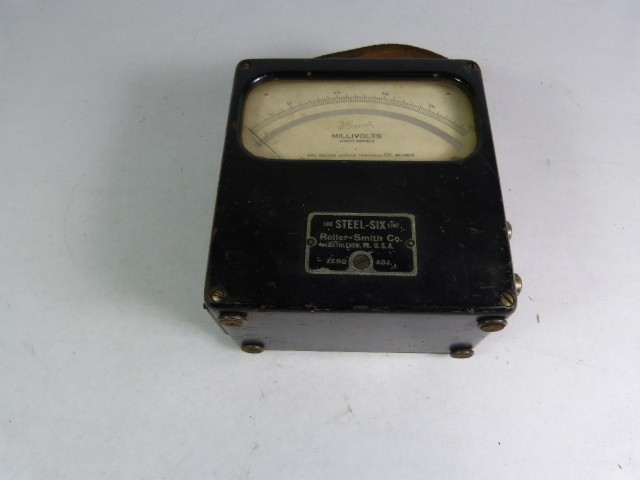 Roller-Smith 254145 Millivolts Volt Meter Current 25 Ma 250 Millivolts ! WOW !