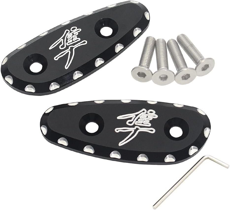 Mirror Hole Covers,Made of Aluminum Alloy Compatible with Suzuki Hayabusa