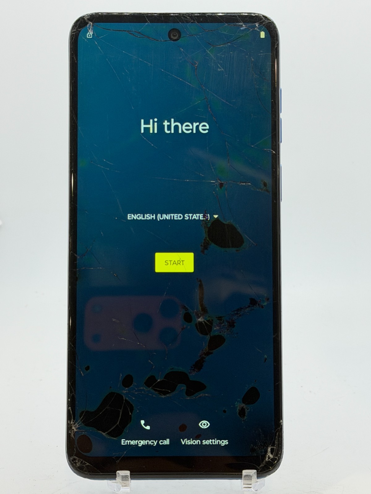 Motorola Moto G Play 2024 - Blue - 64GB - As-is for salvage/parts/disassembly