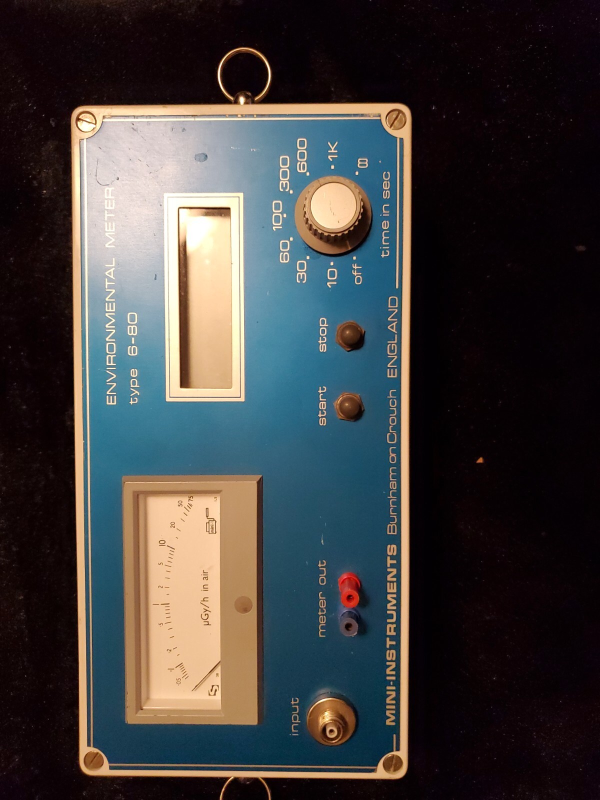 MINI-INSTRUMENTS Burnham On Crouch England ENVIRONMENTAL METER TYPE 6-80