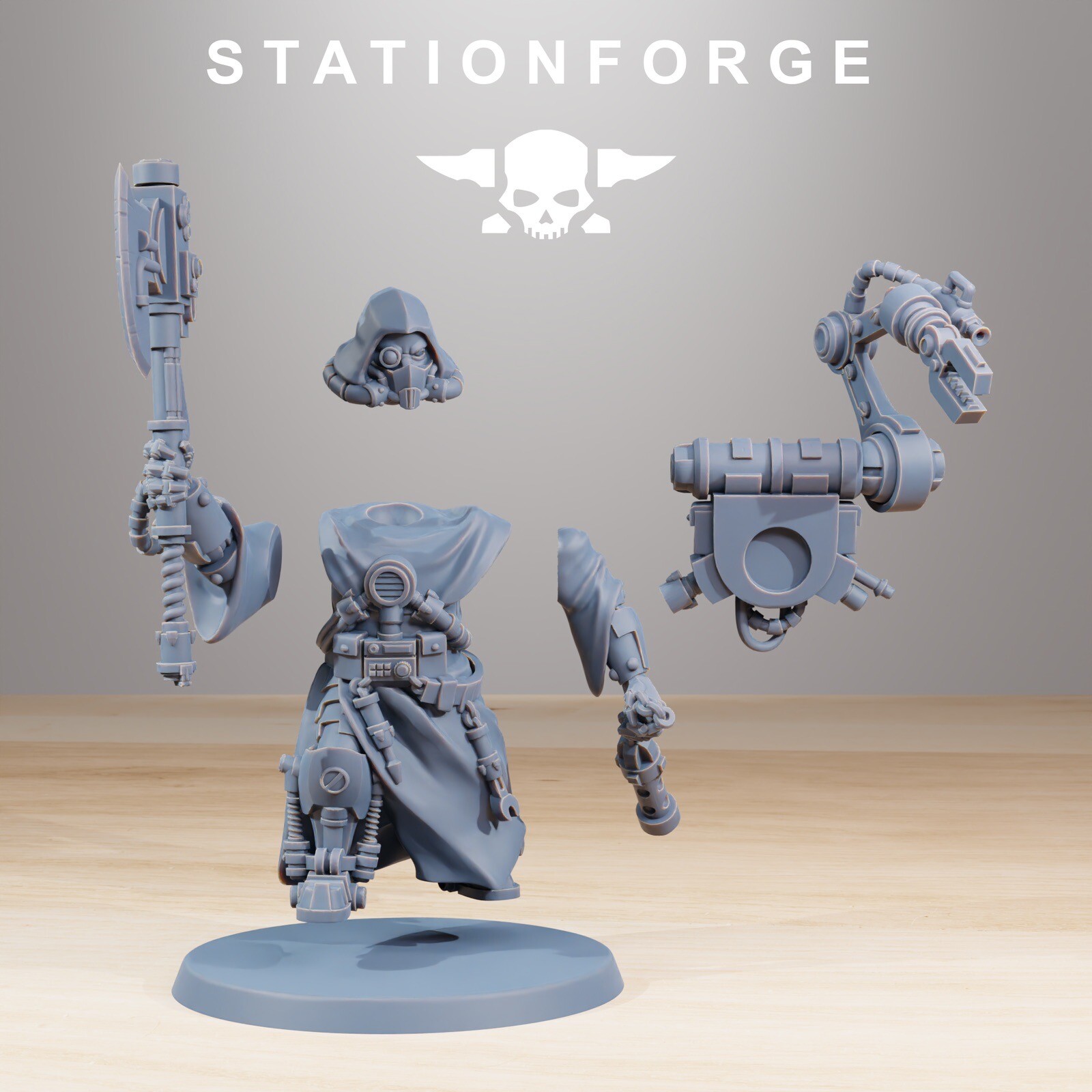 Scavengers Commander, Tech Adept, Mech Division, Station Forge