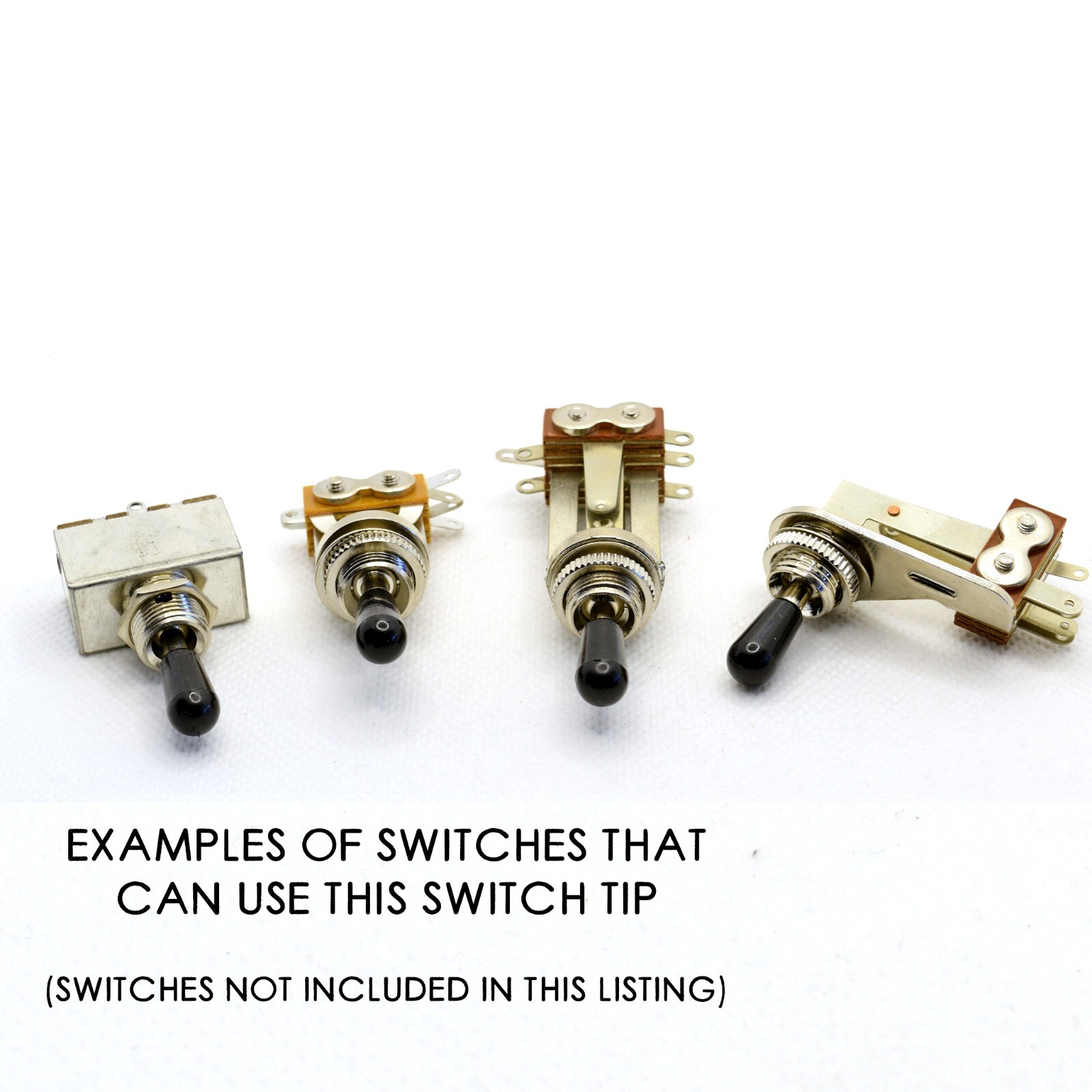 Set of 3 Screw-on Switch Tips for 3-Way Toggle Switch