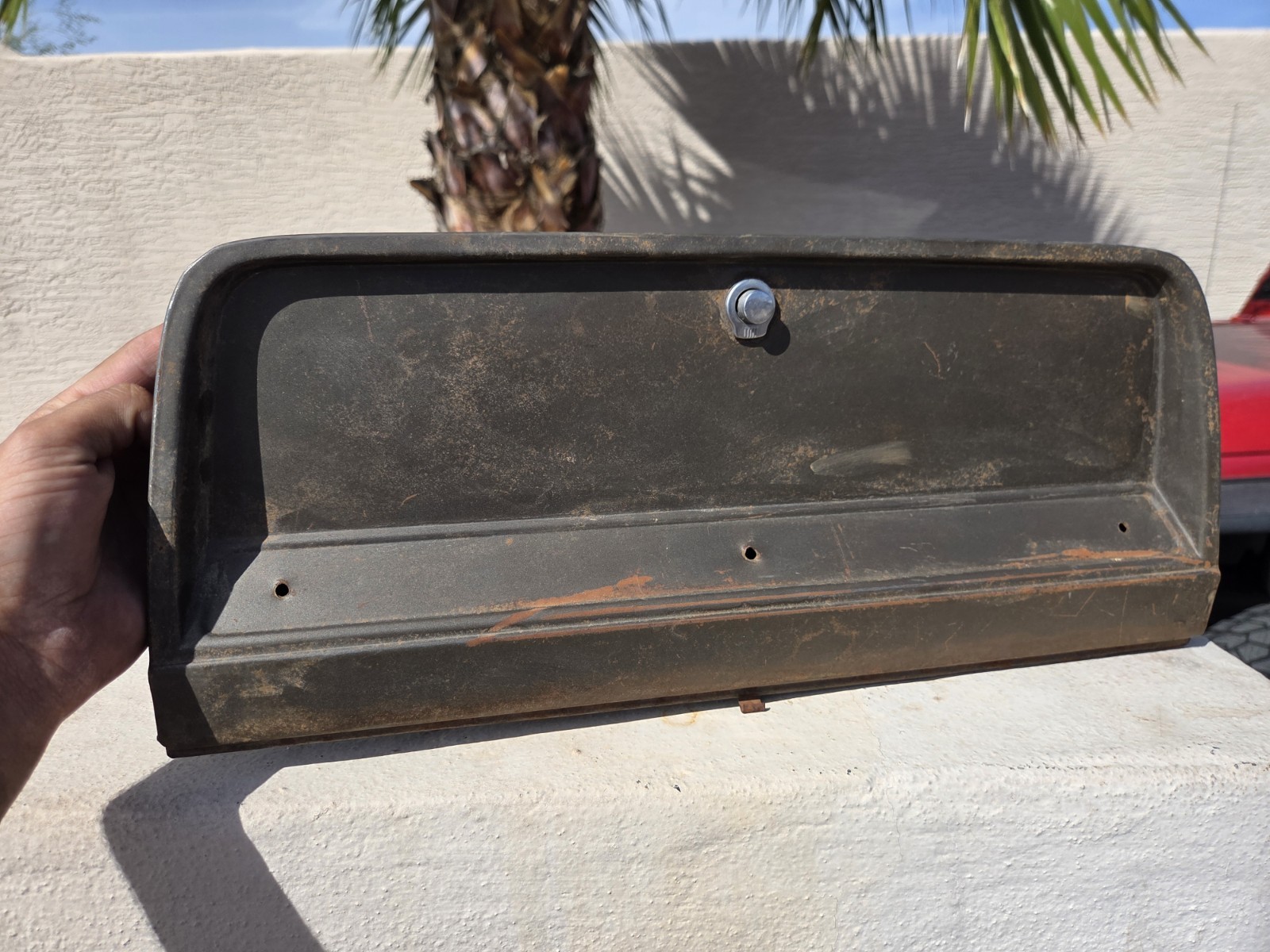 1966 Chevy C10 Truck Glovebox Door And Hinge Original Paint Chevrolet