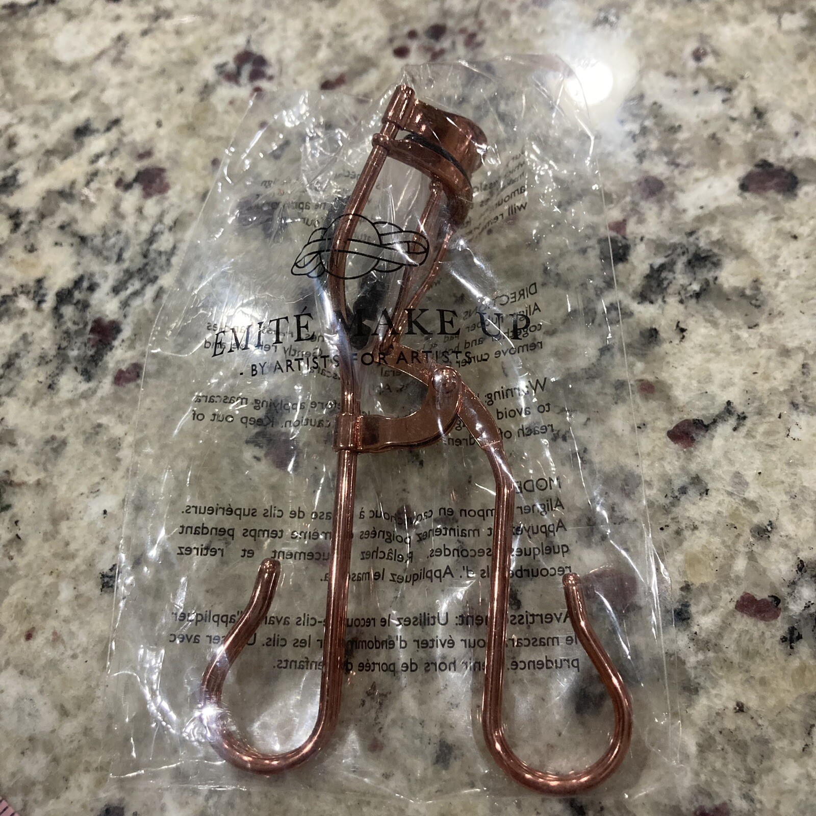 Rose Gold Eyelash Curlers Emite Makeup By Artists For Artists New Sealed