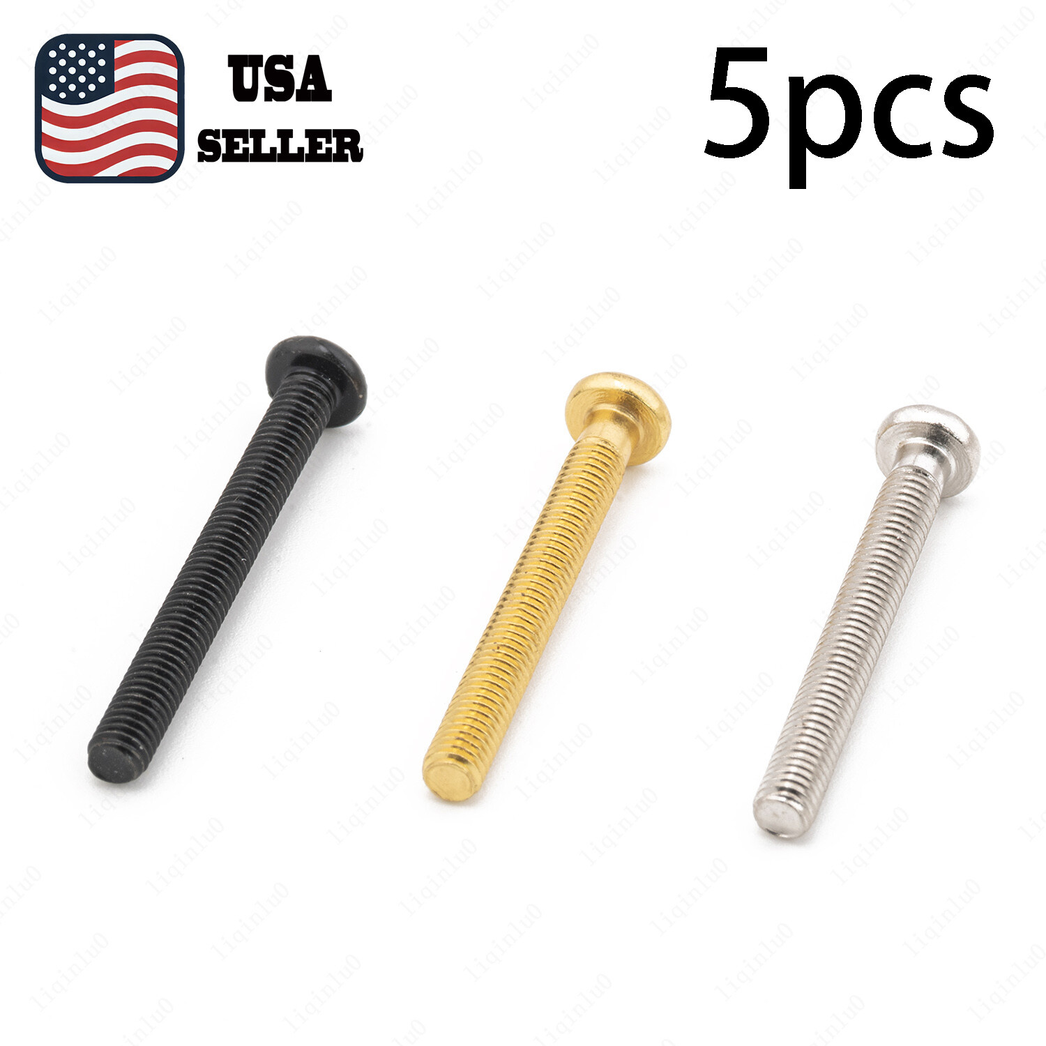 5x Dual Double Coil Pickup Height Screws  27mm with Springs For Epi IBANEZ