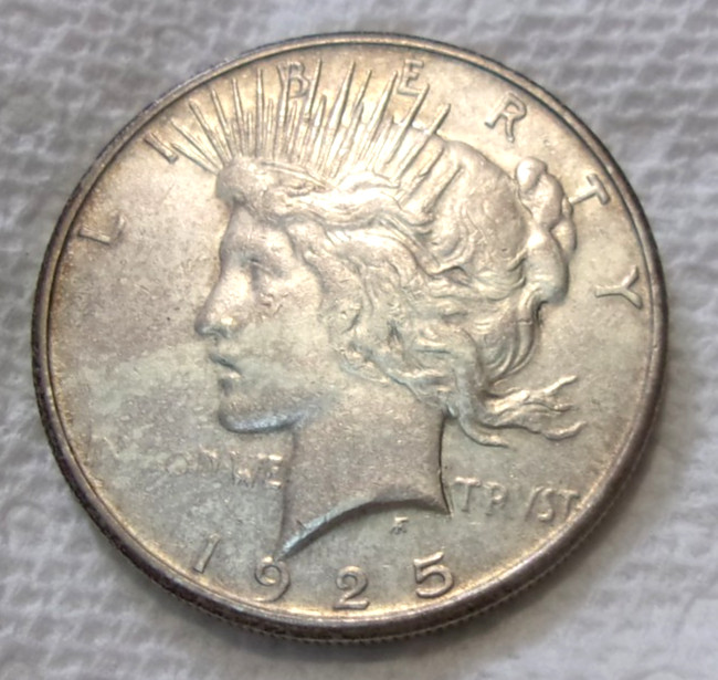 1925-S Peace Silver Dollar Circulated 1 Dollar Coin