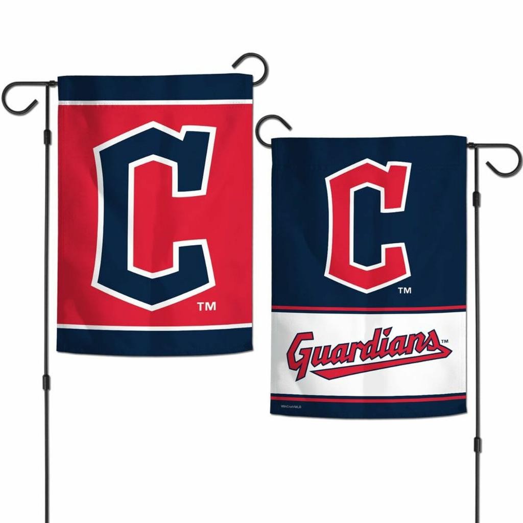 Cleveland Guardians 2 Sided Garden Flag 12.5" x 18" [NEW] MLB Fan Yard Outdoor