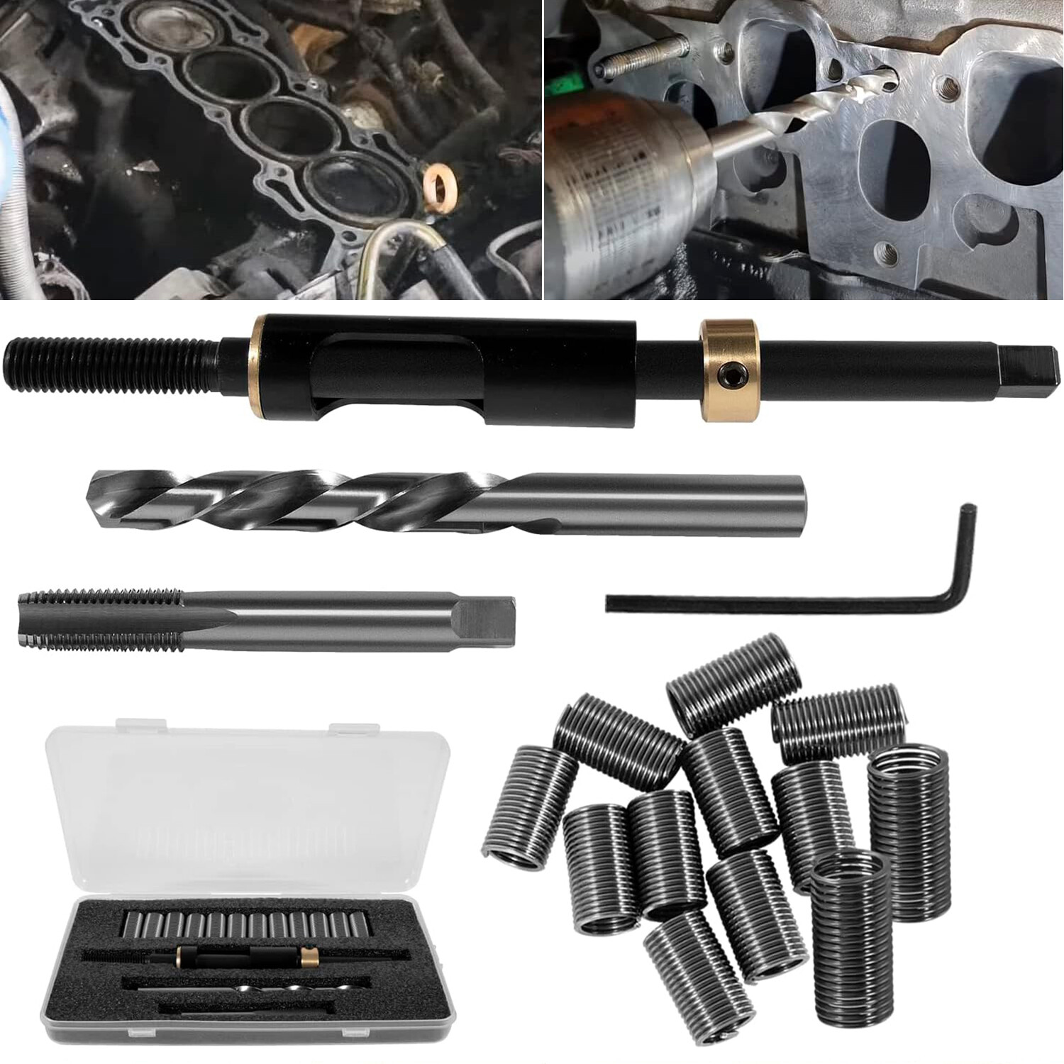 Head Bolt Thread Head Bolt Thread Repair Kit for Toyota for Cadillac for Honda