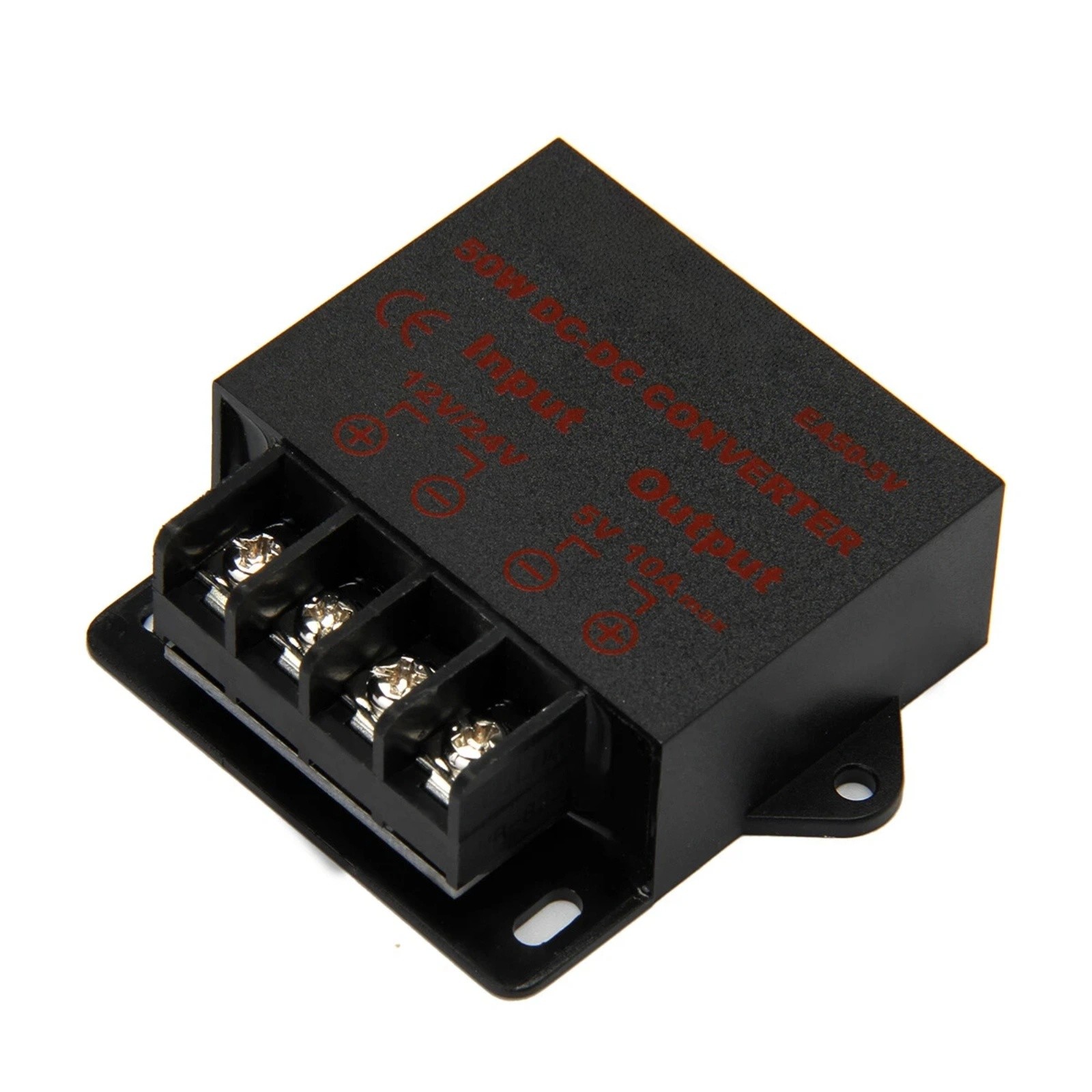 Industrial Voltage Reducer 12V/24V to 5V 10A Waterproof Potting Overheat Proof