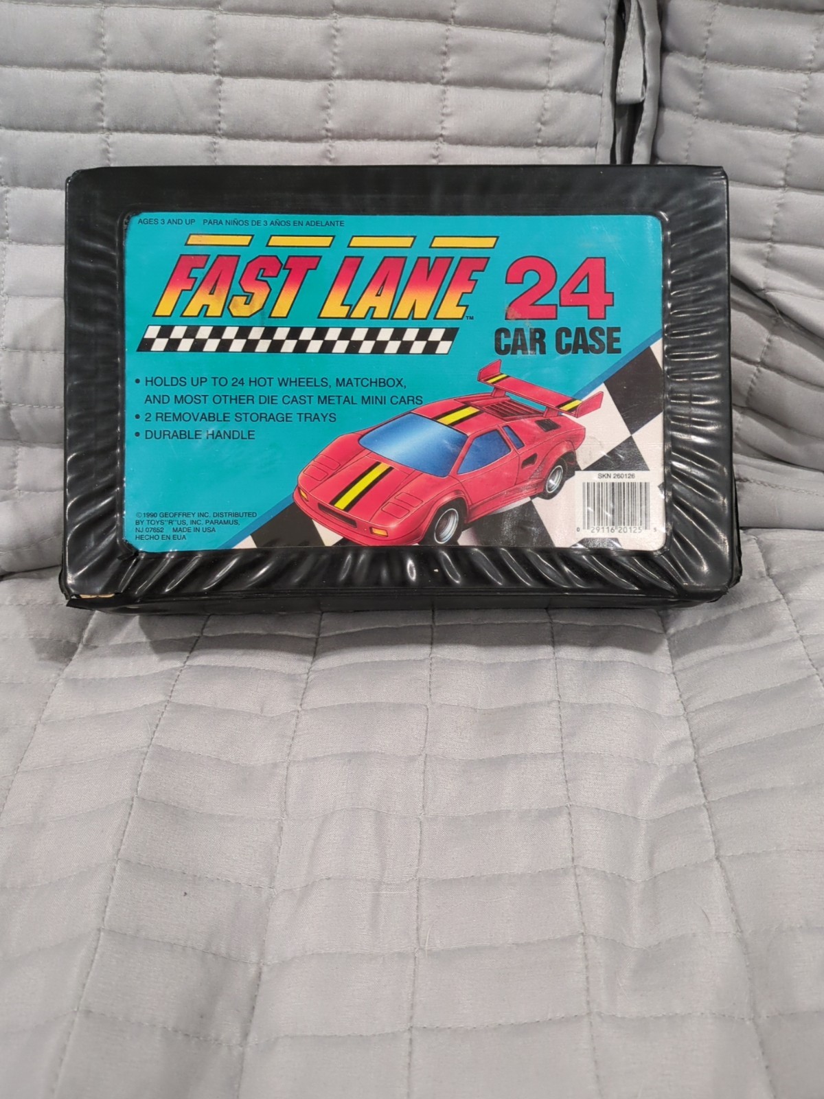 Vintage Fast Lane / Hot Wheels 24 Car Carry Case