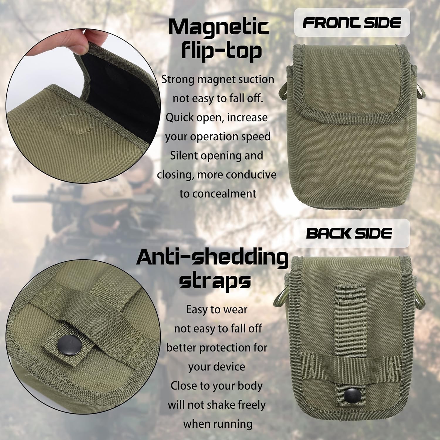 Rangefinder Pouch - with 1 Tethers. Ultimate Protection Your Hunting Accessories
