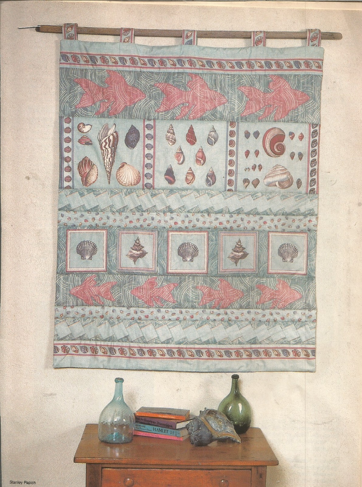 C0156   SEA ECHOES WALLHANGING QUILT PATTERN/INSTRUCTIONS