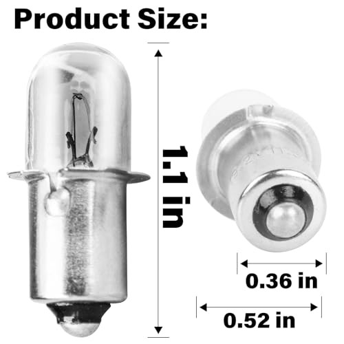CVILL Xenon Bulb 19 Volt Bulb Flashlight/Work Light for Craftsman（5 pack