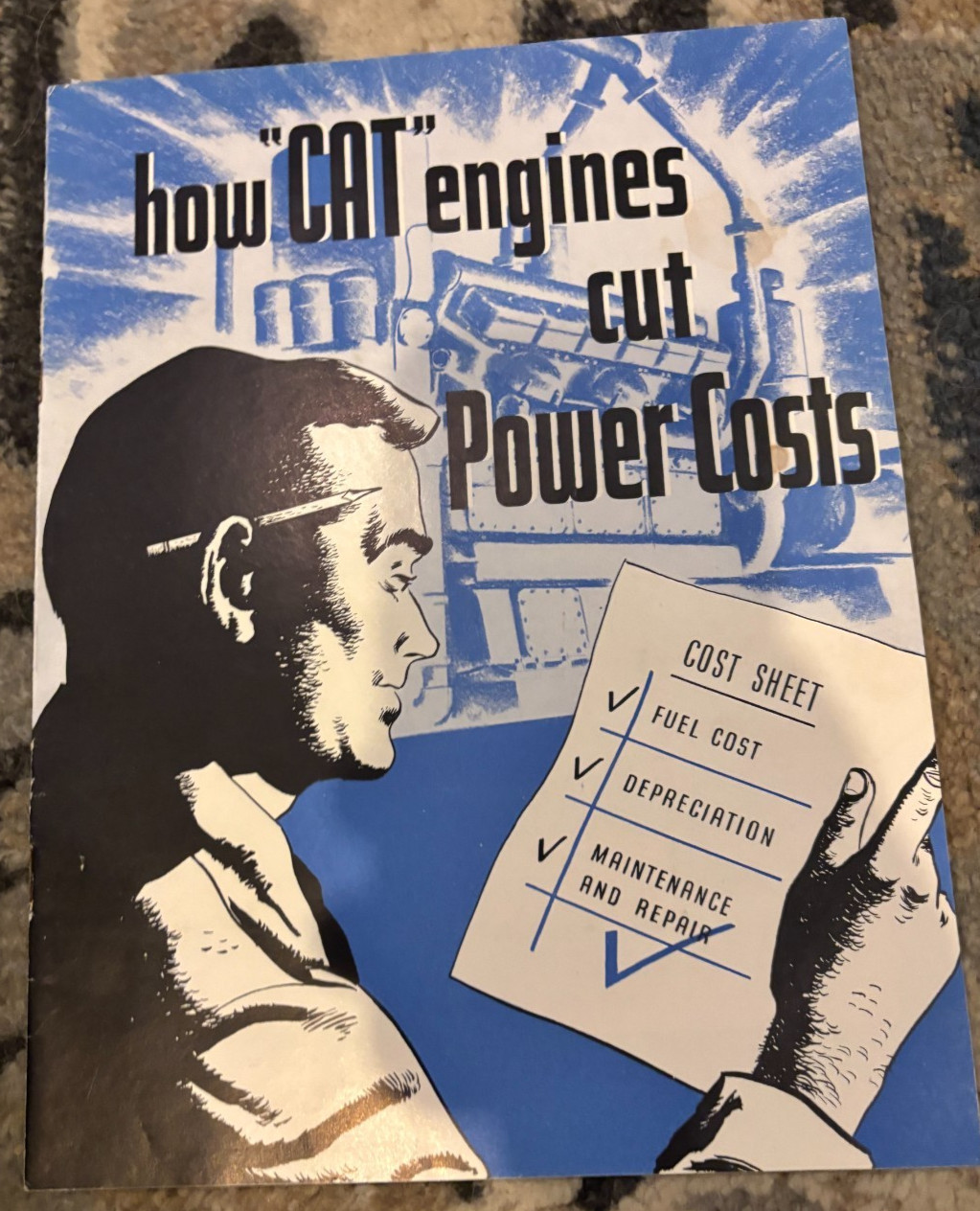 Caterpillar CAT How Cat Engines Cut Power Costs Brochure AMIL26