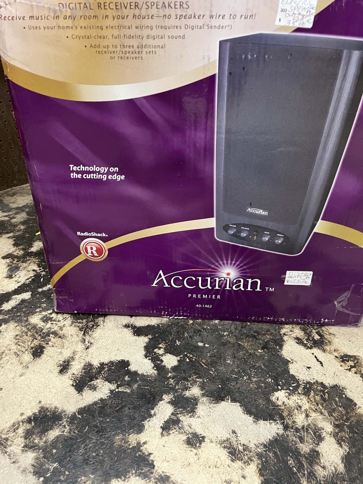 Accurian Digital Receiver Speakers Premier 40-1462 Radio Shack