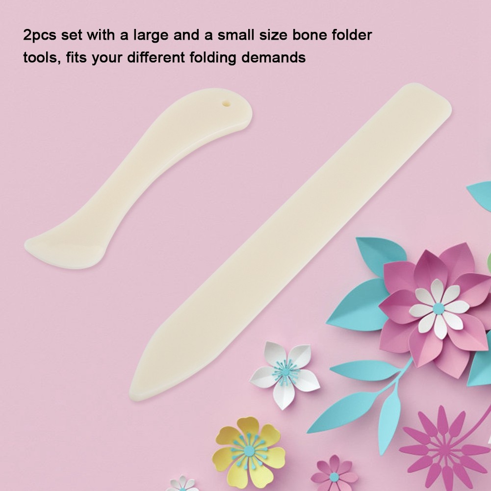 Bone Folder Tool Durable Easy Creasing For Card Making White