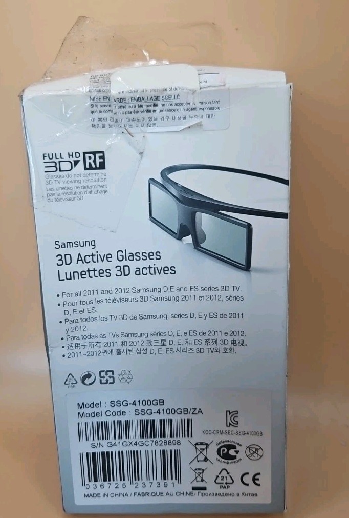 Samsung SSG4100GB 3D Active Glasses