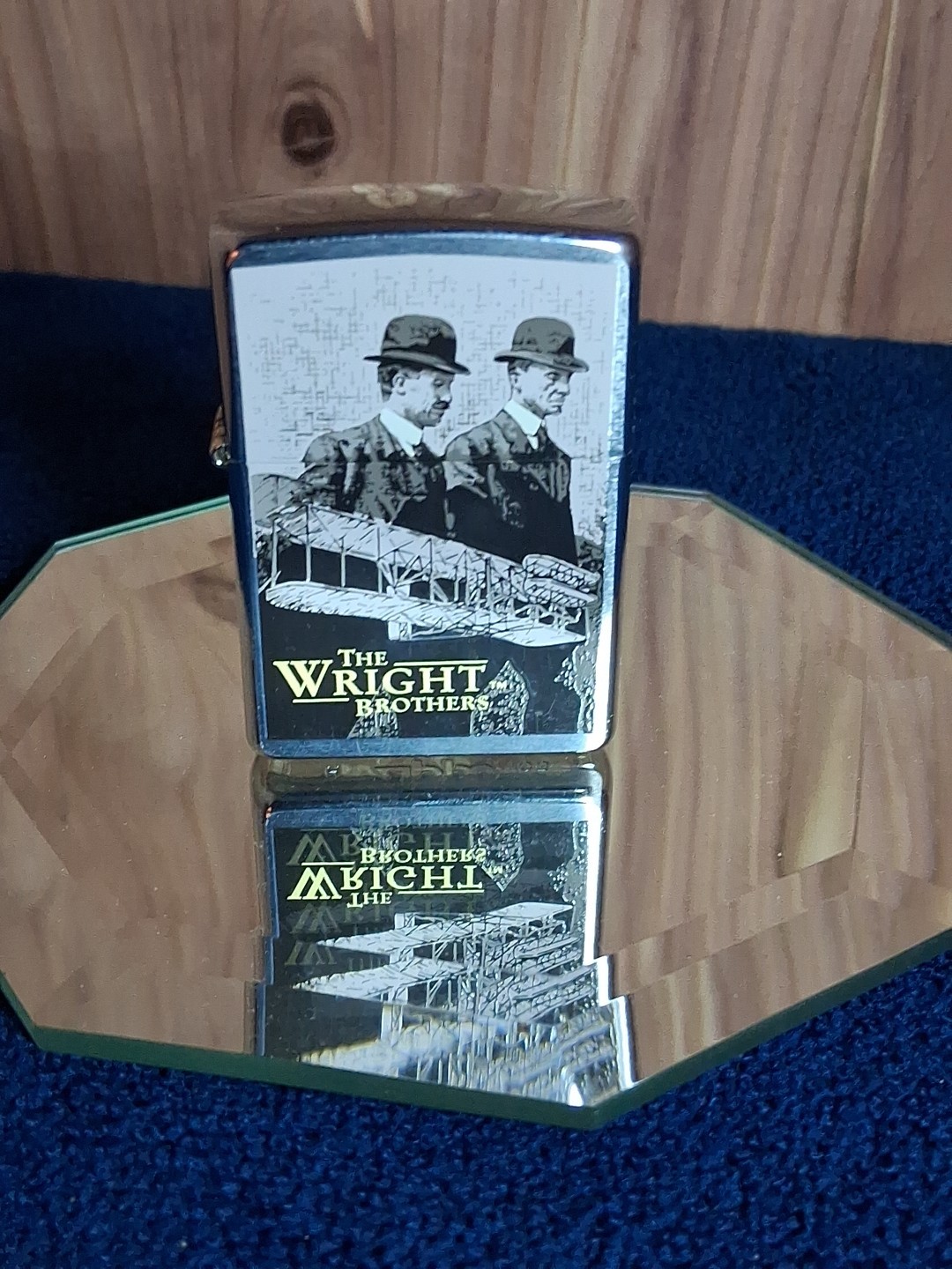 ZIPPO 2003 THE WRIGHT BROTHERS BRUSHED CHROME LIGHTER
