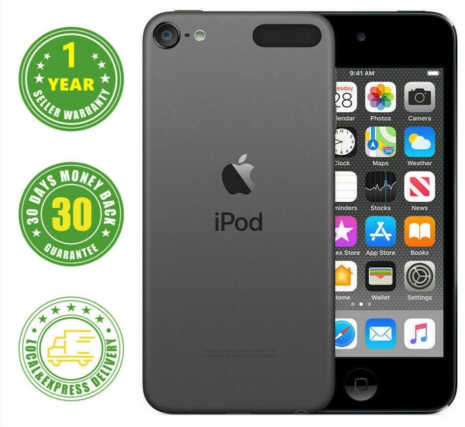 NEW, Apple iPod Touch 6th Generation 128GB Space Gray MP4 Game Player Sealed Box
