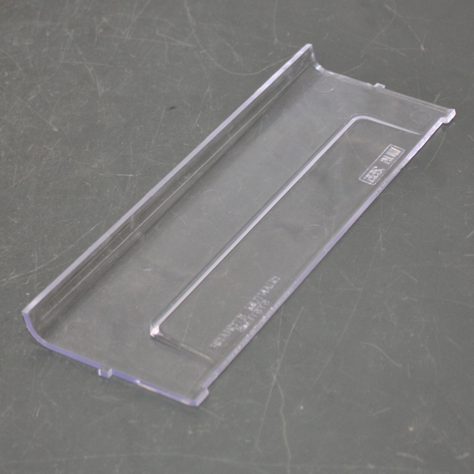 (116) Quantum Storage Bin Windows WUS255, Clear Plastic, for 10" Wide Bin QUS255