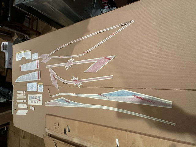 OEM POLARIS 1993 RXL  DECAL KIT 2200450 NOS Not Perfect
