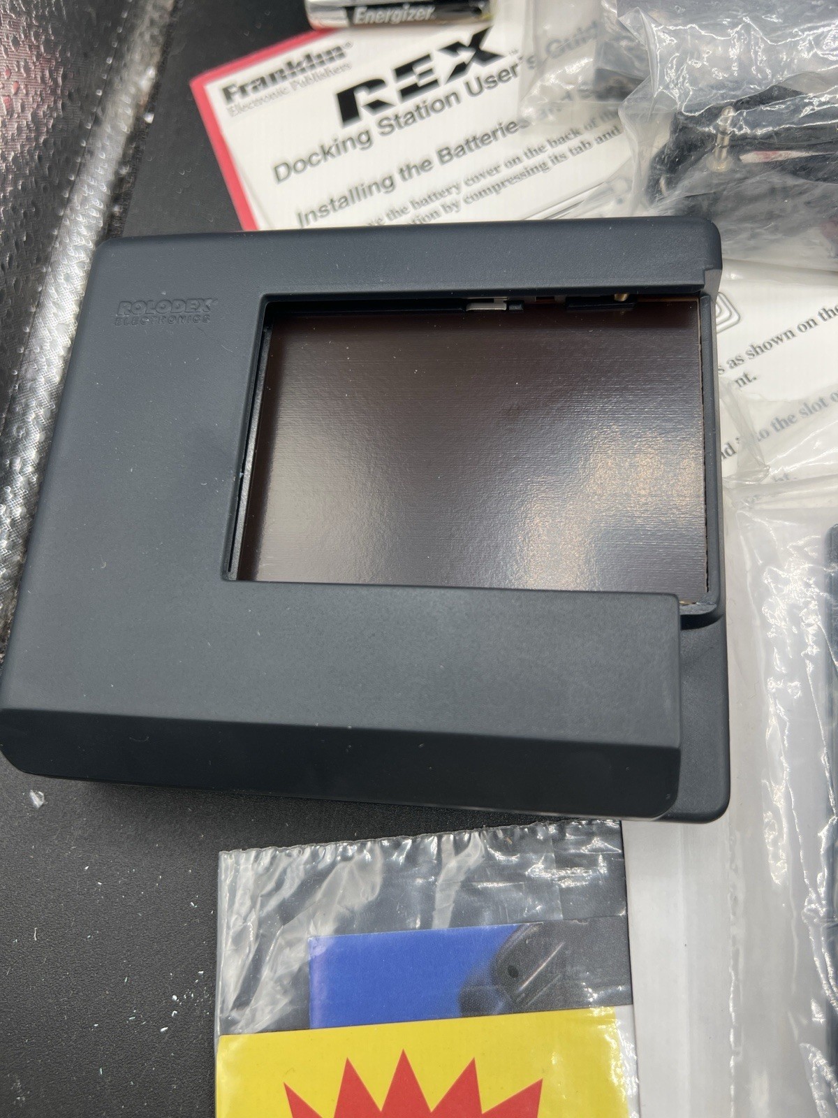Rolodex REX PC Companion REX-3 + Docking Station NOB Complete TrueSync
