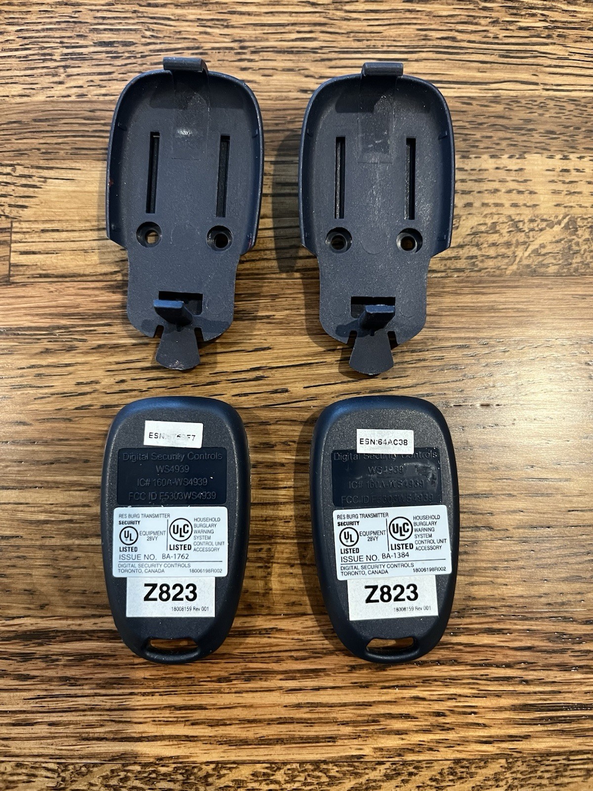 Digital Security Controls (DSC) Remote FOB WS4939 Z823