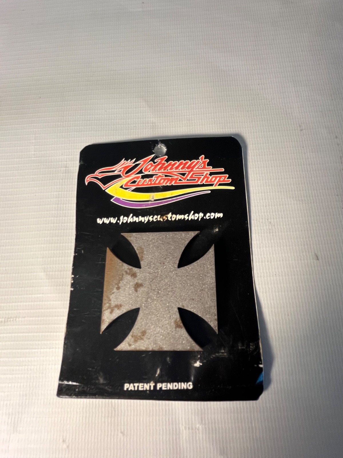 Iron Cross Raw Metal 2x2 inches