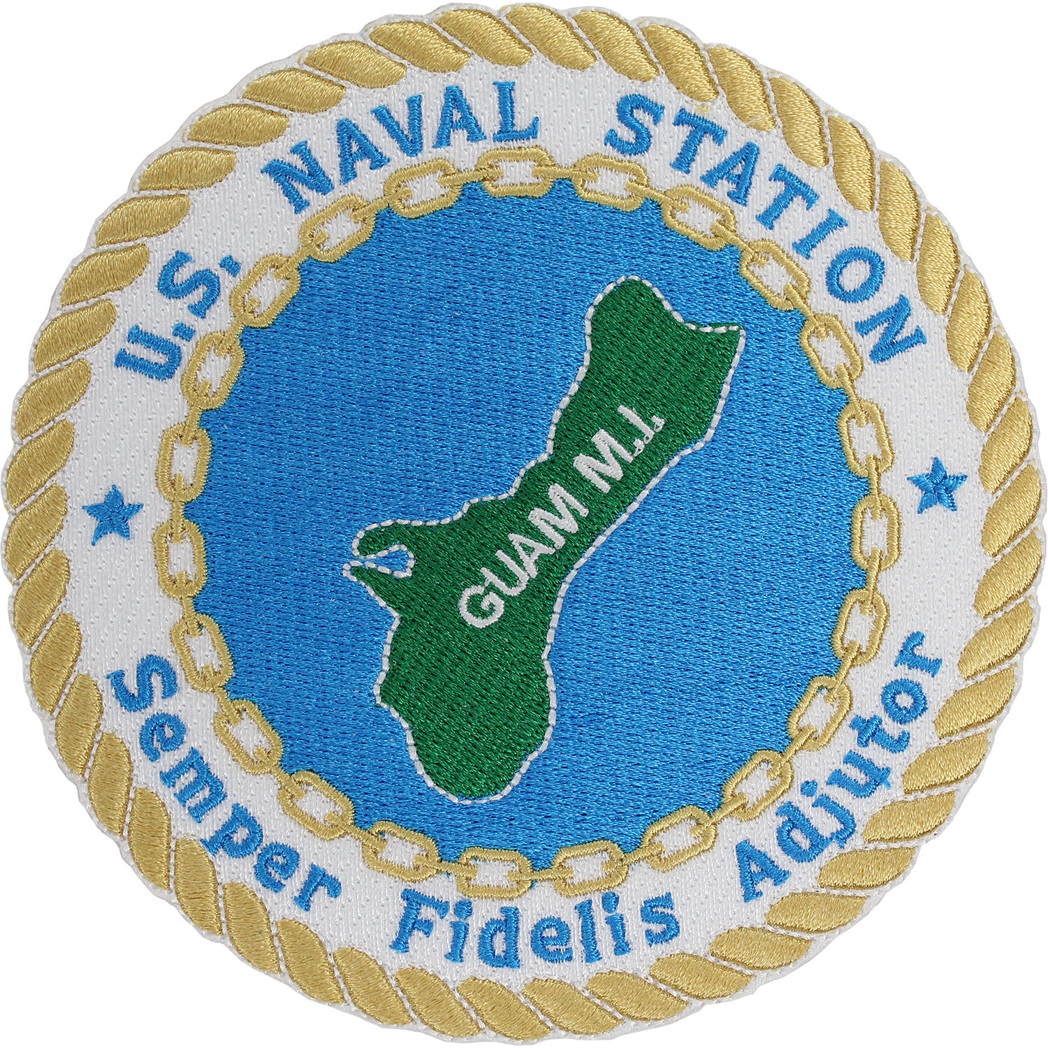 U.S. Naval Station Guam Patch (4 1/2" ) P7061