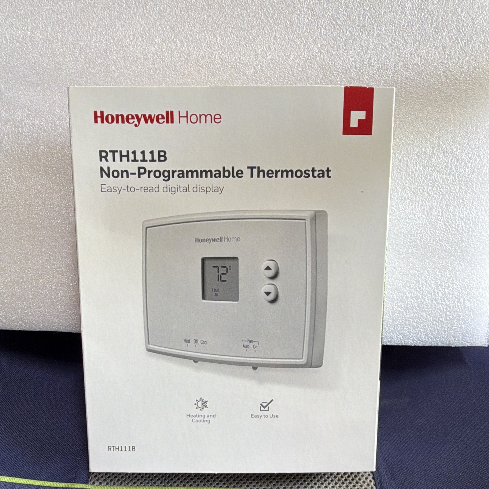Honeywell Home RTH111B Digital Non-Programmable Thermostat Heat/Cool w/Manual