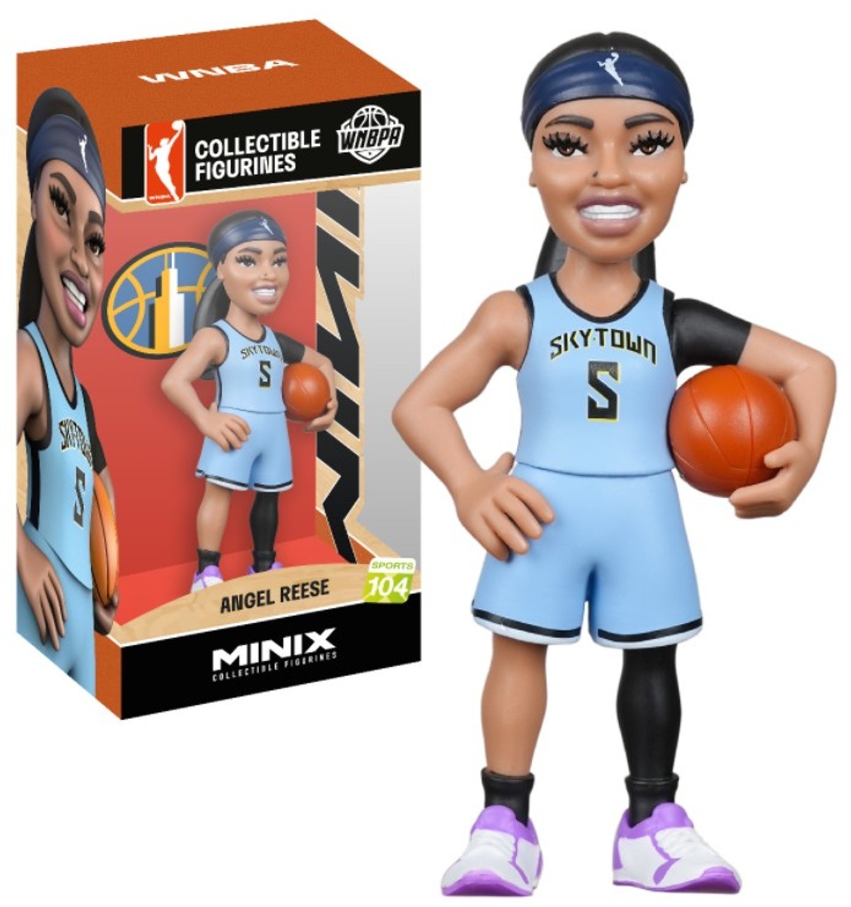 Minix Collectible Figurines Angel Reese #104 WNBA Basketball 5 inch Vinyl Figure