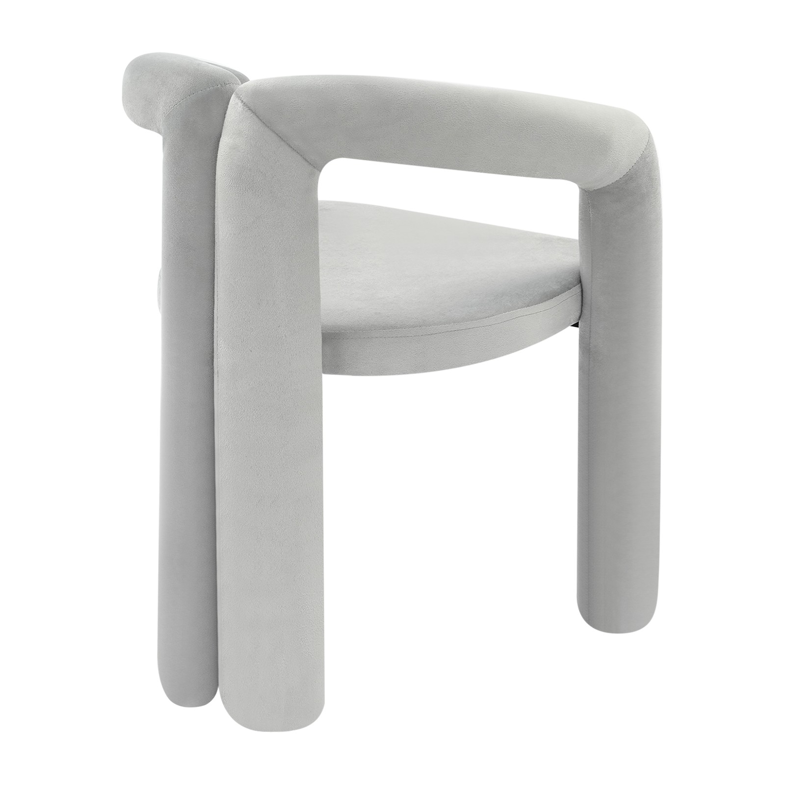 Modern Style Upholstered Chair Cosmetic Chair, Gray