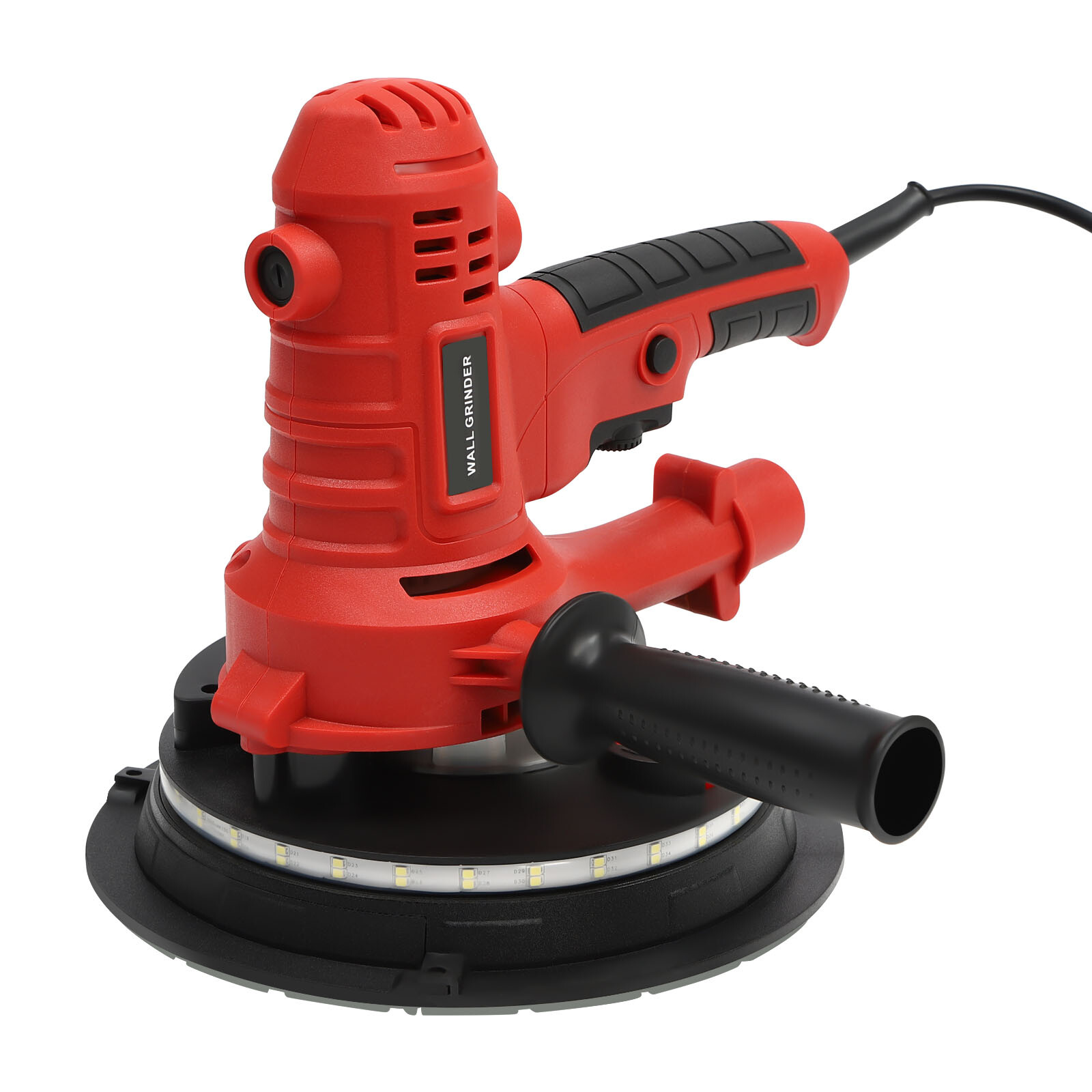 1200W Electric Drywall Sander 7in Variable Speed with LED Light Strip