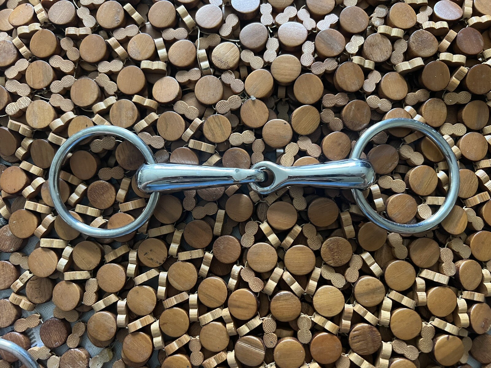 Loose Ring Snaffle Bit Stainless Steel English Single Joint 4 1/4”