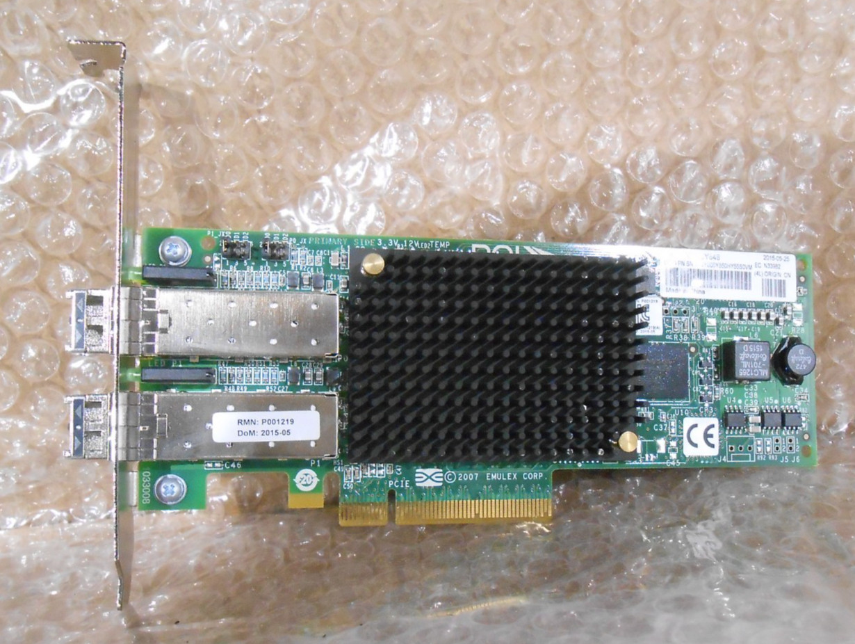 Lenovo 00JY848 Emulex 2-Ports 10Gb dual port SFP+ PCie Network Adapter