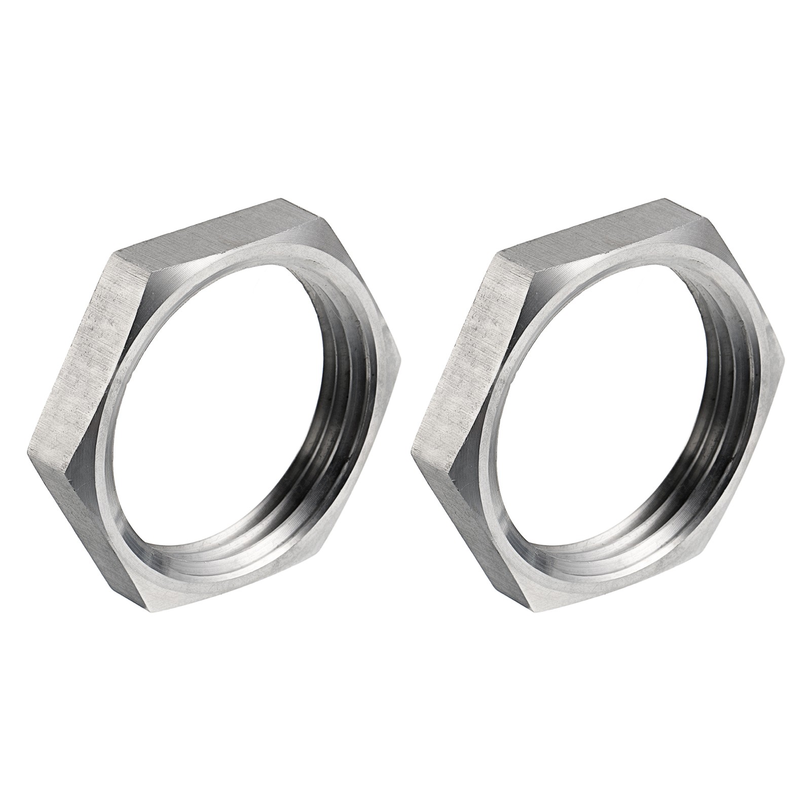 2Pcs Cast Pipe Fitting Hex Locknut 304 Stainless Steel Hex Lock Nut NPT 3/4"