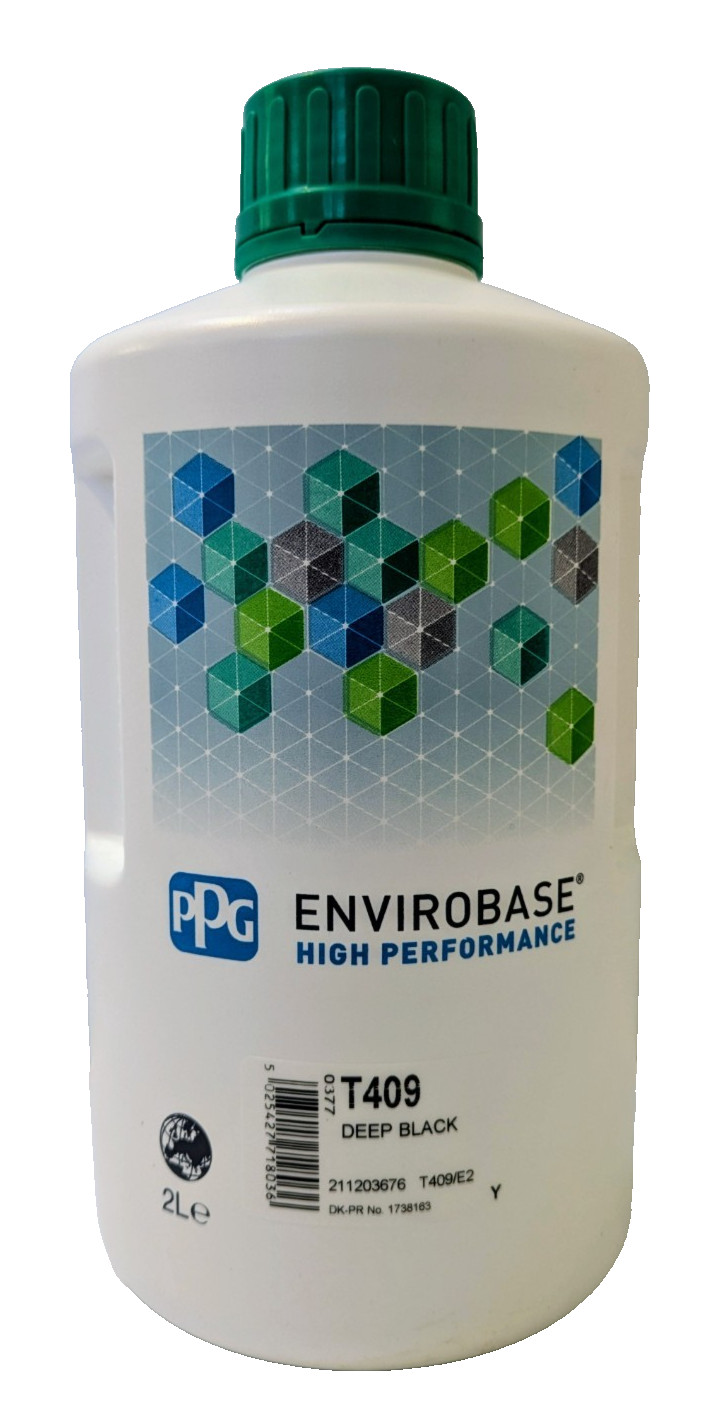 PPG T409 Envirobase High Performance Deep Black Tinter (2L) with FREE SHIPPING