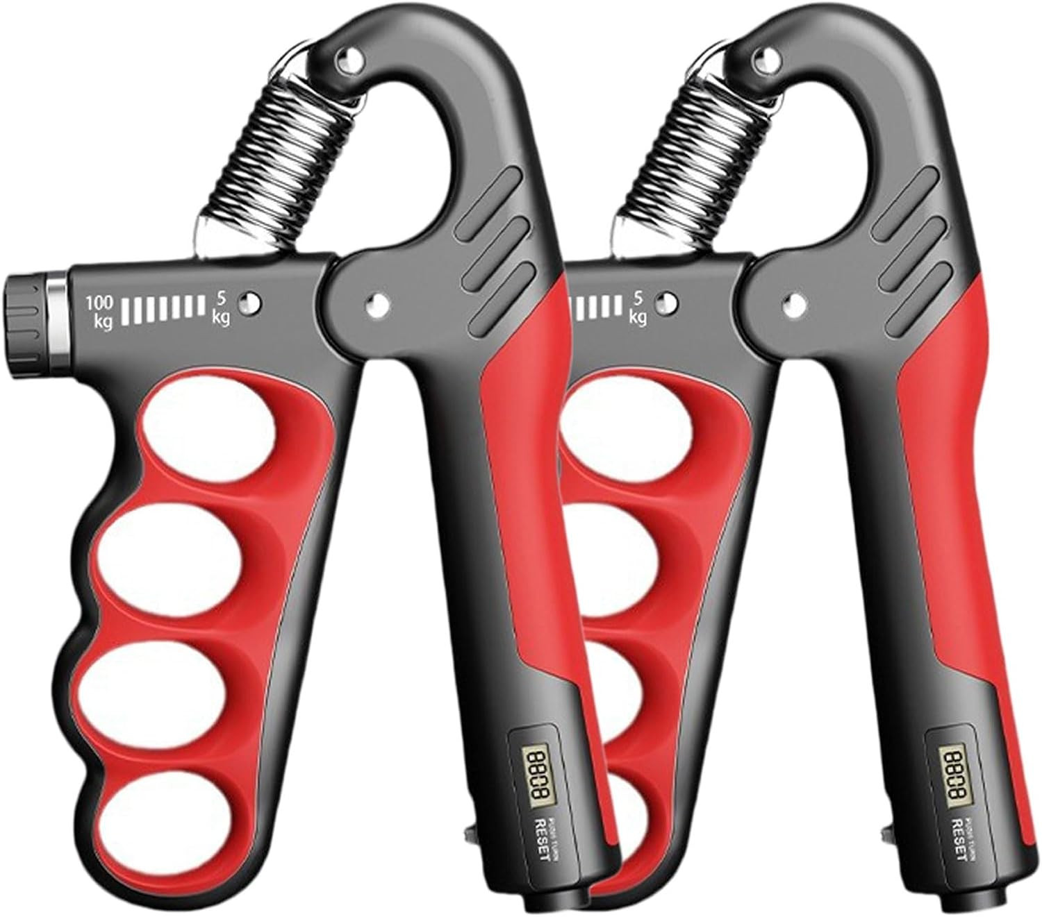 Grip Strength Trainer, 5-100KG (11-220 LB) Adjustable Resistance Forearm Hand Gr