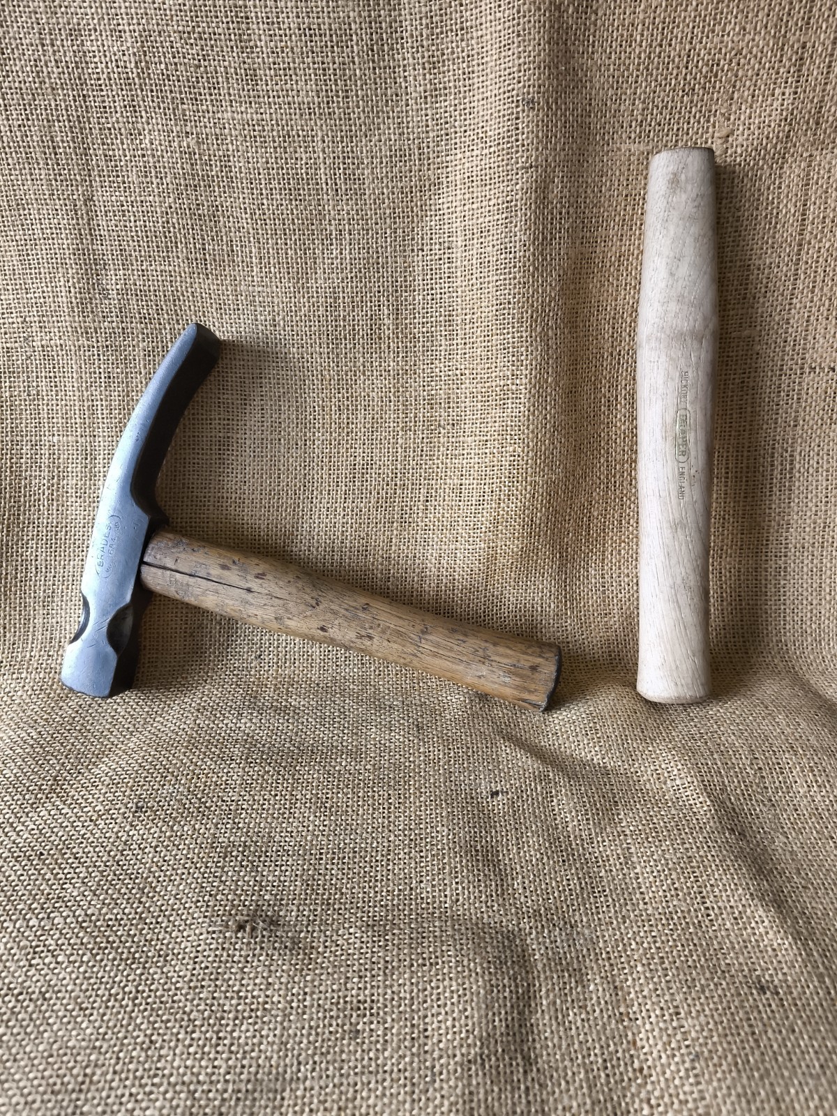 Vintage Brades 1684 Brick Hammer Stonemason Builders Collectible Old School Tool
