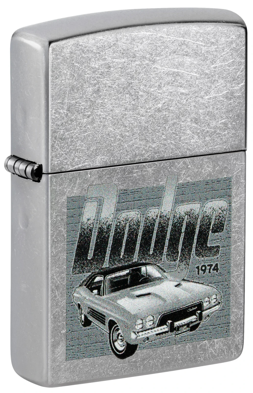 Zippo Dodge Challenger Design Street Chrome Color Image 46226