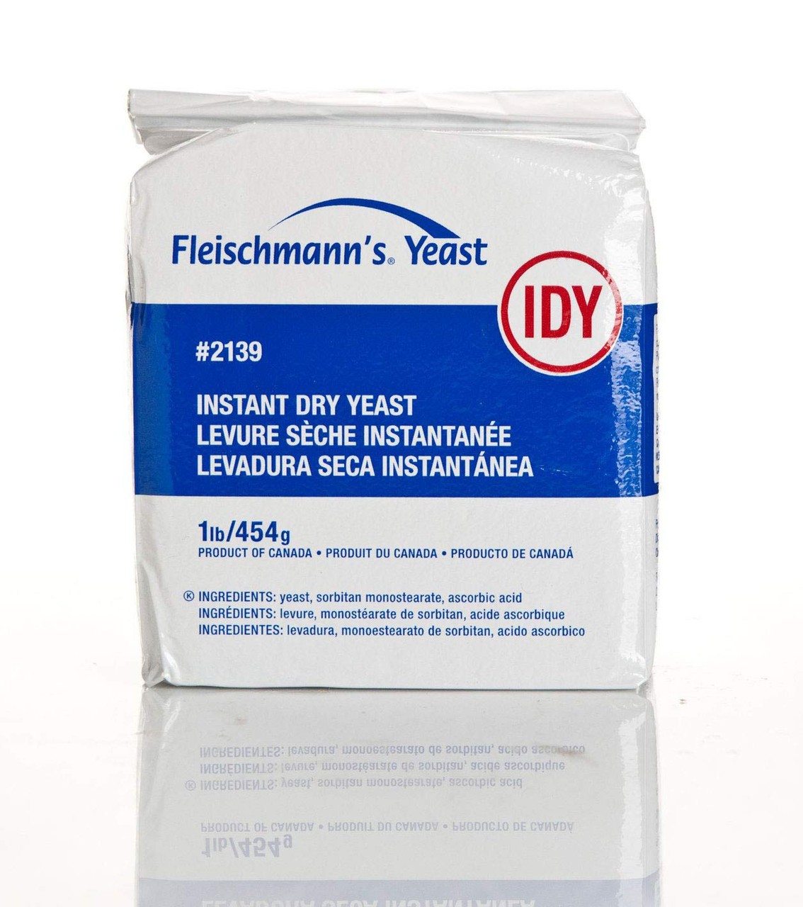 Fleischmanns Dry Instant Baking Yeast - 1lb Bag [20 Count]