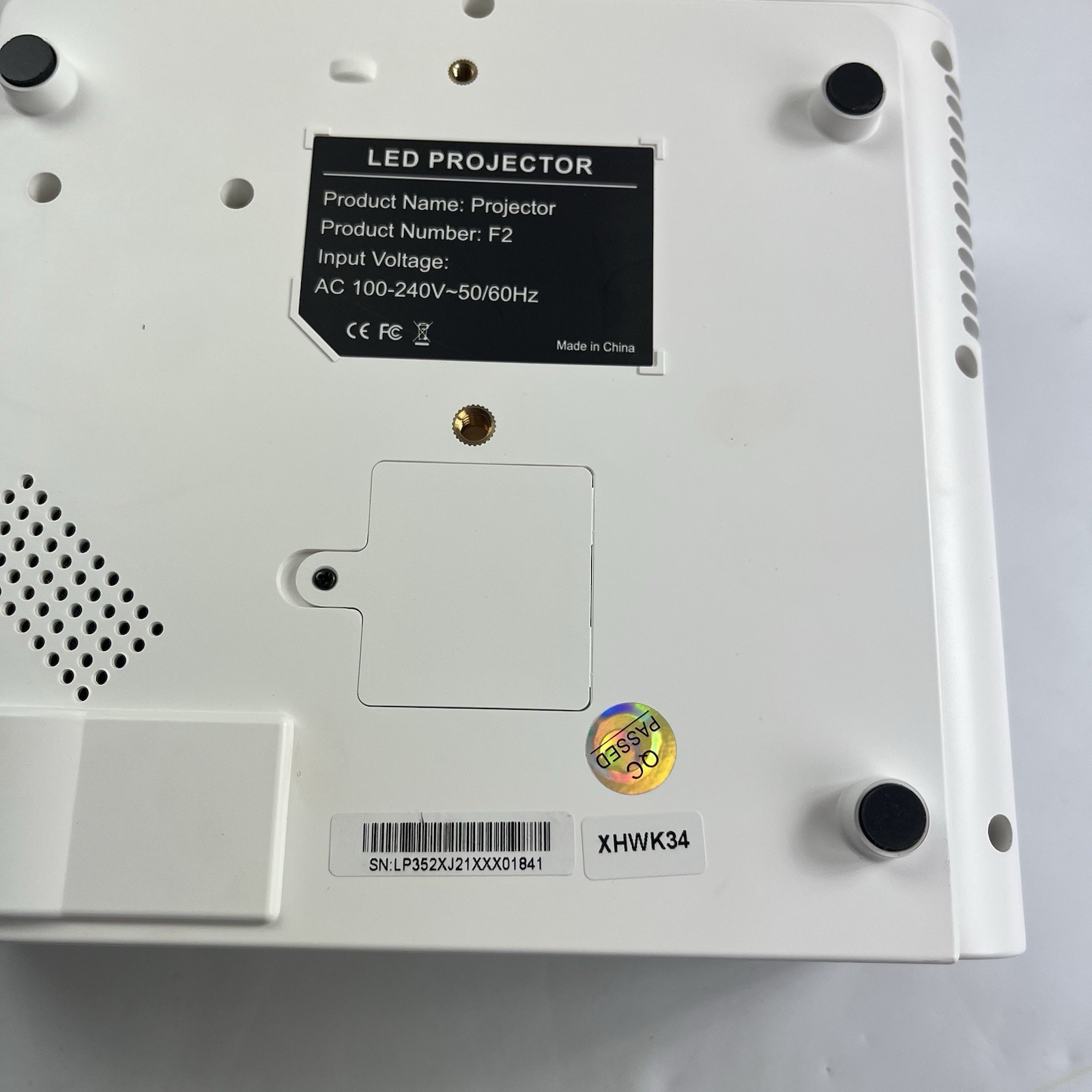 LED Projector Model F2 100-240V