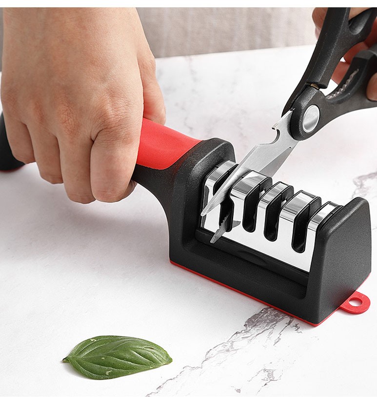 1Pc four-stage sharpening stone quick sharpener multi-functional tool