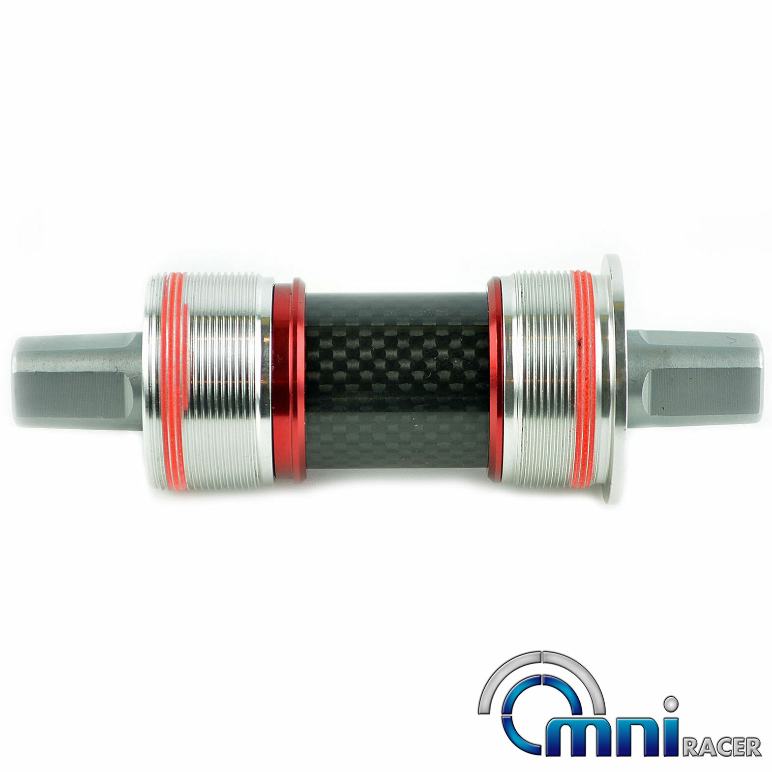 OMNI Racer JIS 2° Square Taper Cromo Steel Bottom Bracket: 68x107mm ENGLISH