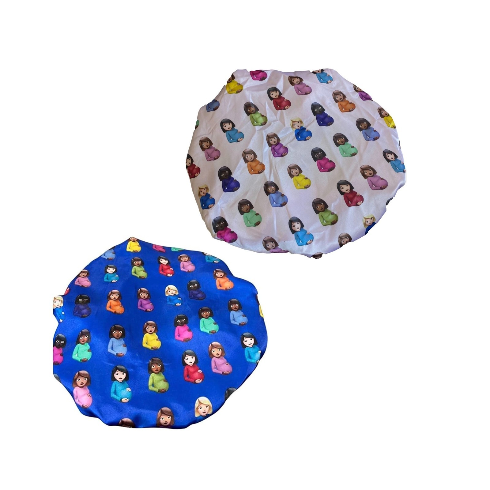 2pc White & Blue Certified Lover Bonnet