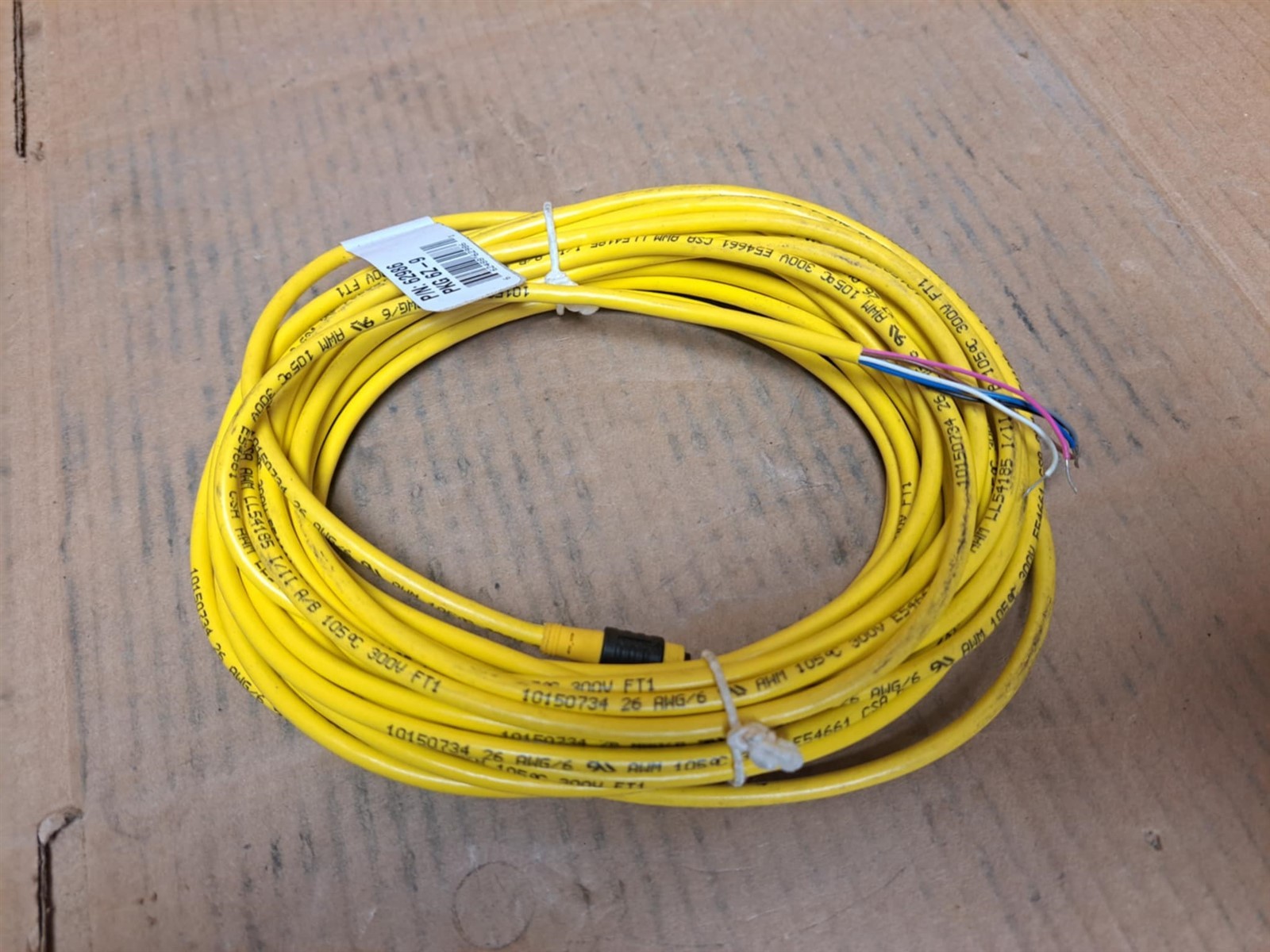 Banner Single Ended Female Cordset Part No. PKG 6Z-9 62986