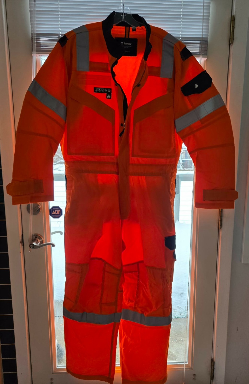 New Scandia ScanPyro AS/ZP Bright Orange XL Reflective FR Boiler Jump Suit