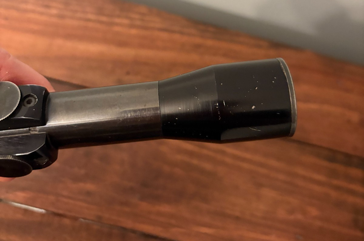 Norman Ford The Texan 4x Crosshair Reticle Rifle Scope Vintage